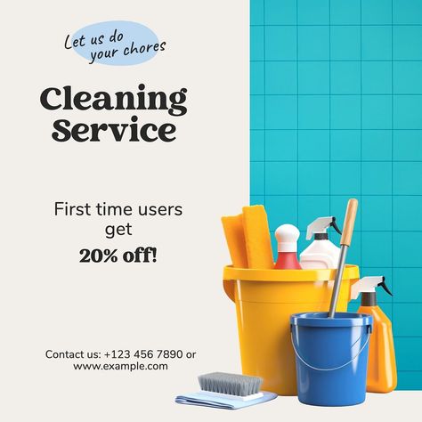 Cleaning service Instagram post template | premium image by rawpixel.com / Boom Laundry Business, Construction Cleaning, Cleaning Companies, Ig Post, Cubicle, Instagram Post Template, Post Design, Home Repair, Cleaning Service