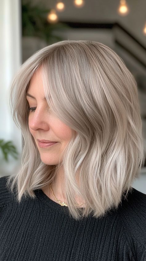 💁 Create the Captivating Ash Blonde Color Short Hairstyles for Women Over 60 | Mesmerizing 🍂 Ashy Blonde Hair Short, Ash Blonde Color, Blonde Hair Short, Ashy Blonde Hair, Curly Crop, Ashy Blonde, Hairstyles For Women Over 60, Sleek Bob, Ash Blonde Hair