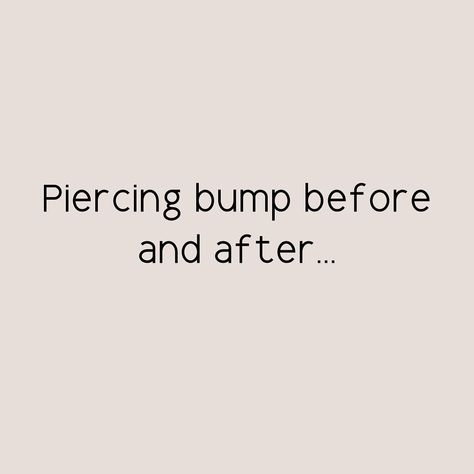 One of the BIGGEST downfalls of piercings is the dreaded PIERCING BUMP! I have struggled with clients over the 12 years I've been piercing, trying to figure out what to do with these darn things! It's been a frustrating ride, I tell ya. We would try one thing after another and sometimes they helped, sometimes they didn't, sometimes it would go away and then come back, it was never ending as a piercer... I mean neverrr ending. 😓 Finally, and I mean FINALLY some relief. I have a solution (... Piercing Bump, Thing 1 Thing 2, Come Back, Happy Life, Bump, Piercings, Healing, Quick Saves