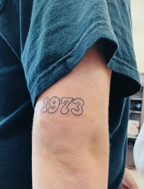 1973 tattoo #seattle #wa #washington #pnw #unknowntattoo #snohomish 1973 Tattoo Ideas, 1973 Tattoo, Seattle Tattoo, Tattoo Quotes, Tatting, Tattoos