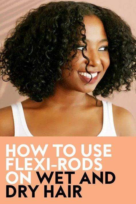 Soft Twist Rollers Curls Natural Hair, How To Use Flexi Rods On Natural Hair, The Wet Look Natural Hair, How To Use Flexi Rods, Natural Hair Flexi Rods, Flexi Rods On Natural Hair, Rod Set On Natural Hair, Flexi Rod Curls, Flexi Rod Set