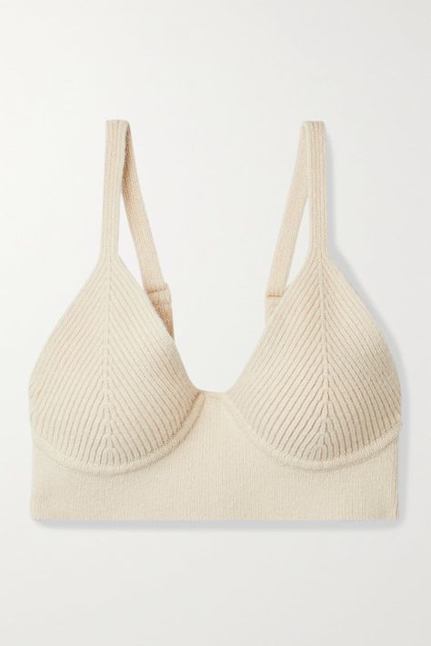 Knit Bralette, Futuristic Fashion, Jonathan Simkhai, Bra Top, Top Trends, Fashion Advice, Bra Tops, Fashion Item, Fashion News