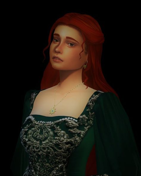 "Queen of Sorrows" #sims4 #thesims4 #simstagrammer #showusyoursims #ts4 #ts4cc #hotd #houseofthedragon #alicenthightower Sims 4 Screenshots, Ts4 Cc, The Sims4, Sims 4, Queen, Hair, Quick Saves