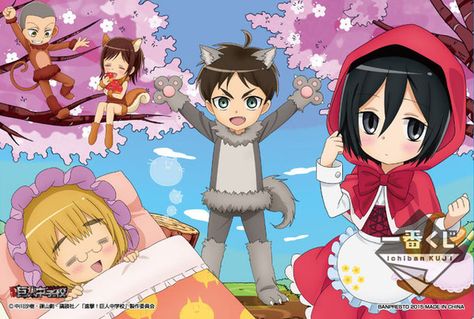 Attack on Titan Junior High Students Play Dress-Up with New Lottery Prizes - Interest - Anime News Network Deadpool Kawaii, Hatsune Miku Chibi, Haku Vocaloid, Suga Chibi, Attack On Titan Costume, Sasuke Chibi, Miku Chibi, Attack On Titan Junior High, Attack On Titan Tattoo