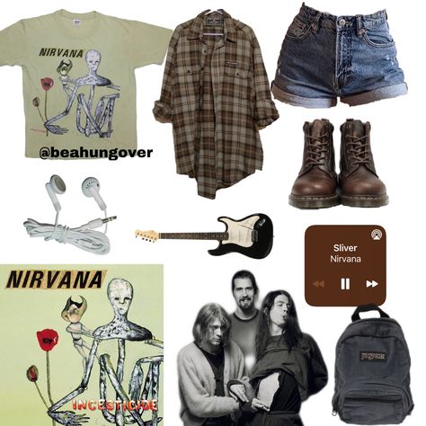 Nirvana Outfit, Nirvana, Polyvore Image