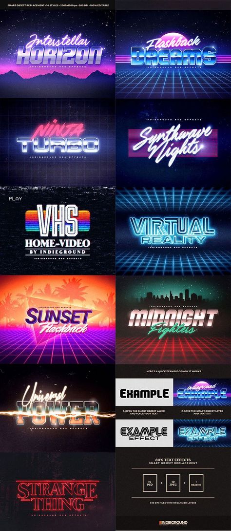 90s Title Design, Synthwave Typography, 80 Graphic Design, Poster Title Design, Neon Design Graphic, Title Design Ideas, 80s Graphic Design, Synth Wave, Top Free Fonts