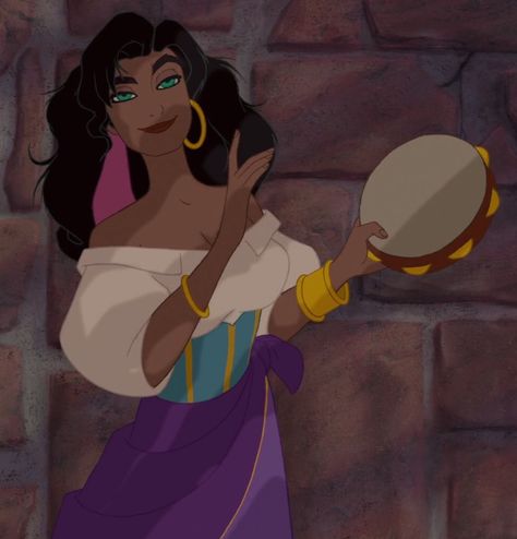 Esmeralda Disney, The Hunchback Of Notre Dame, Hunchback Of Notre Dame, Disney Wiki, Images Disney, Disney Images, Film Disney, Big Hero, Disney Ladies