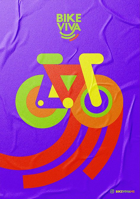 BIKE VIVA - Branding on Behance Bicycle Branding, Marathon Branding, Cycling Logo, Logo Bike, Bike Logos Design, Cycle Logo, Bike Logo, Bicycle Brands, Go Ride