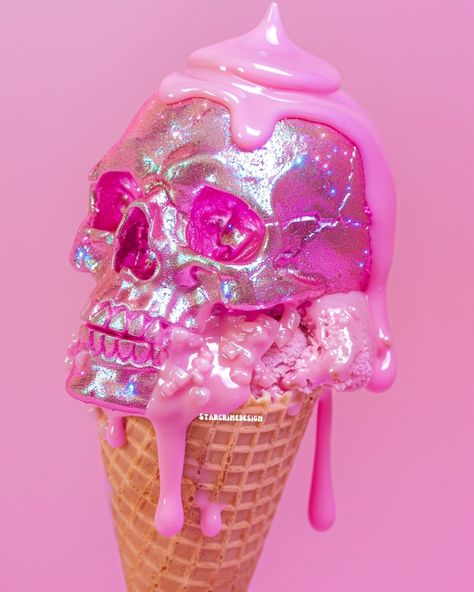 🍦💀💧 Let’s sit down & discuss our spooky plans while we have a Summerween treat😻🫠 🍁2 months & 1 week until autumn! 🎃113 days until Halloween 🩷 Xo, Heather . . . ✨Images here created with MJ v6 + edited with other programs. . . . . #SurrealArt #IceCreamSkull #MeltingArt #PinkAesthetic #Pinkvibes #GlitterArt #summerween Hot Pink Skeleton Aesthetic, Pink Halloween Aesthetic, Glitter Quotes, Days Until Halloween, Halloween Week, Pink Fire, Halloween Photography, Glitter Art, Creative Block