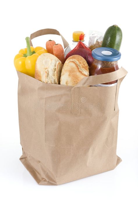 Bag of groceries. Brown paper grocery bag full of food products , #ad, #Brown, #paper, #Bag, #groceries, #grocery #ad Paper Bag Grocery, Grocery Bag Aesthetic, Pomegranate Pictures, Groceries Aesthetic, Dessert Logo, Brand Guidelines Design, Grocery Ads, Shopping Pictures, Paper Grocery Bags