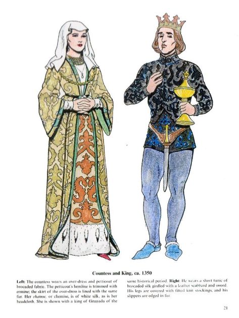 16th Century Spanish Fashion, Spanish And Moorish Fashion, Ancient British Clothing, Early Middle Ages Fashion, Moorish Spain Clothing, Spanish Medieval Clothing, Medieval Spain Clothing, Spanish Traditional Clothing, Moorish Fashion