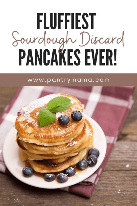 Sourdough Discard Pancakes, Discard Pancakes, Sourdough Pancakes Recipe, Recipe Using Sourdough Starter, Sourdough Bread Starter, Dough Starter, Sourdough Pancakes, Sourdough Starter Discard Recipe, Homemade Sourdough Bread