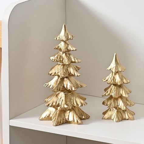 Check out this list Holidays favorite items  from justciela Gold Christmas Trees, Resin Christmas Tree, Tree Home Decor, Christmas Entryway, Resin Christmas, Unique Gifts For Kids, Entryway Table Decor, Christmas Tree Set, Tree Home