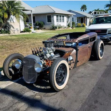 Top 70 Best Badass Rat Rod Ideas - Coolest Custom Cars Custom Rat Rods, Rat Rod Truck, Rat Rod Trucks, Rat Rod Pickup, Rat Rod Cars, Custom Lifted Trucks, Custom Pickup Trucks, Rat Rods Truck, Weird Cars