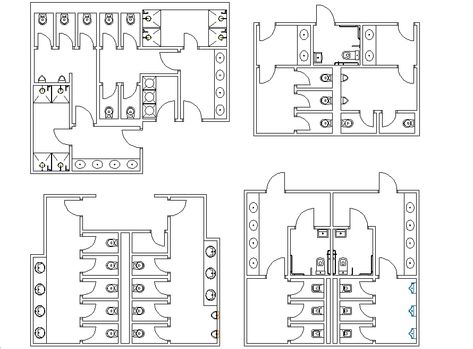 Wc Plan, Toilet Layout, Public Toilet Design, Restroom Architecture, Toilet Plan, Public Restroom Design, Bathroom Design Plans, Bathroom Layout Plans, Toilette Design