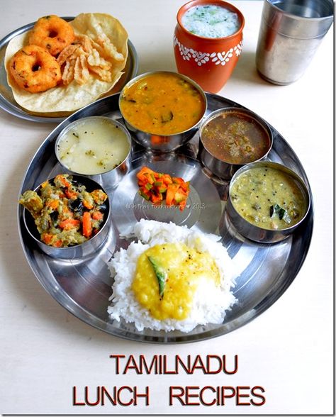 Chitra's Food Book: TAMILNADU LUNCH MENU 2 - LUNCH RECIPES Lunch Menu Ideas, Kurma Recipe, Lunch Recipes Indian, Chutney Recipes, Lunch Menu, Amritsar, Breakfast Buffet, Menu Ideas, Mixed Vegetables