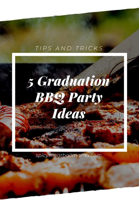 Planning a graduation party can be difficult. Let me help inspire you with these Graduation BBQ party ideas! Graduation Bbq Party Ideas, Graduation Bbq Party, Bbq Party Ideas, Spicy Meatball, Graduation Bbq, Spicy Meatballs, Bbq Party, Graduation Party, Meatballs