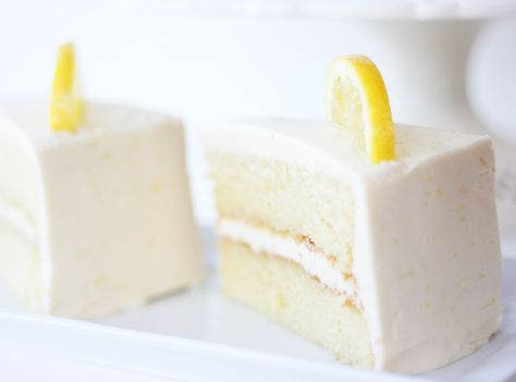 This rich cake full of egg yolks and buttermilk is flavorful and tender. Italian Lemon Cream Cake Recipe, Lemon Cream Cake Recipe, Italian Lemon Cream Cake, Lemon Cake From Scratch, Best Lemon Cake Recipe, Lemon Cream Cake, Cake Flour Substitute, Lemon Layer Cakes, Buttermilk Cake