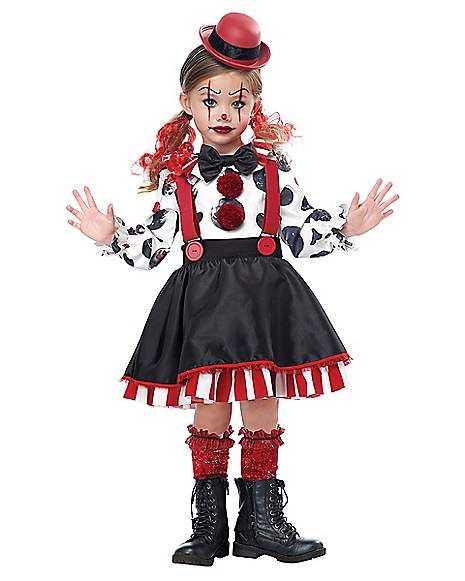 Toddler Kreepy Clown Costume - Spirithalloween.com Scary Toddler Costumes, Toddler Superman Costume, Boys Clown Costume, Toddler Boy Halloween Costumes, Halloween Costume Toddler Girl, Disney Princess Toddler, Toddler Girl Halloween, Rapunzel Costume, Black Friday Ad