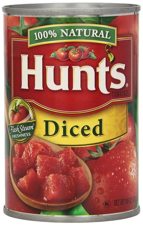 Hunt's Diced Tomato, 14.5 oz * Wow! I love this. Check it out now! : Fresh Groceries Pizza Bruschetta, Vegetables With Iron, Vegetables High In Iron, Vegetables For Diabetics, High Fiber Vegetables, Canned Tomatoes, Slow Cooker Vegetarian, Fruit Packaging, Grocery Foods