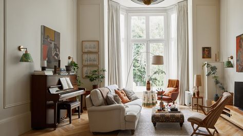 Victorian Flat, Japanese Cabinet, Stylish Living Room Ideas, Crittal Doors, Belsize Park, Park Square, London Flat, London House, Kitchens And Bedrooms