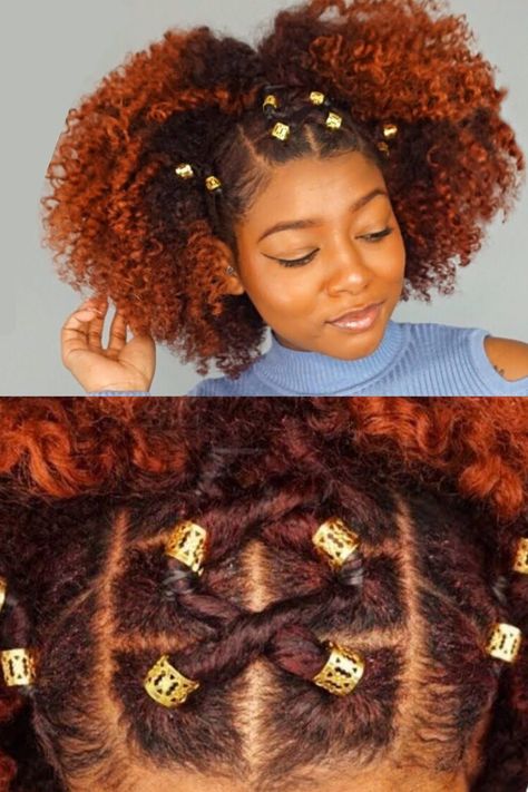 Easy Rubber Band Hairstyles, Rubber Band Hairstyles Natural Hair, Hairstyles On Natural Hair, Cute Short Natural Hairstyles, Band Hairstyles, Rubber Band Hairstyles, Mani Nails, 4a Hair, Hairstyles Natural Hair