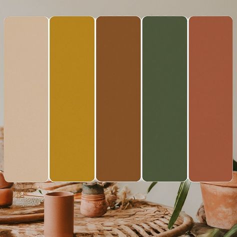 Green And Mustard Color Palette, Green Colour Palette, Color Palettes, Rustic Charm, Green Colors, Color Palette, Mustard, Rust, Green