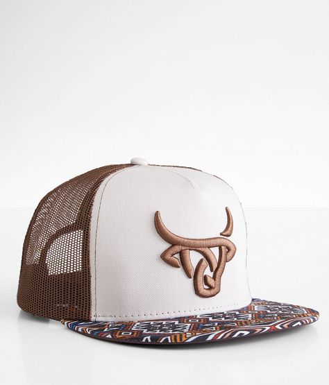 Lost Calf Dakota Trucker Hat - White/Brown , Men's Browntan Embroidered snapback hat One size fits most. Apparel & Accessories > Clothing Accessories > Hats Country Boyfriend Gifts, Custom Cowboy Hats, Casual Country Outfits, Country Hats, Cowgirl Accessories, Mens Trucker Hat, Flat Bill Hats, Country Style Outfits, Western Wear Outfits