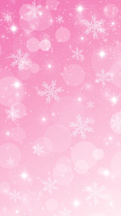 Christmas Pink Wallpaper, Snowflake Wallpaper, Pink Snowflake, Wallpaper Christmas, Christmas Wallpaper Backgrounds, Xmas Wallpaper, Pink Xmas, Pink Snow, Christmas Phone Wallpaper