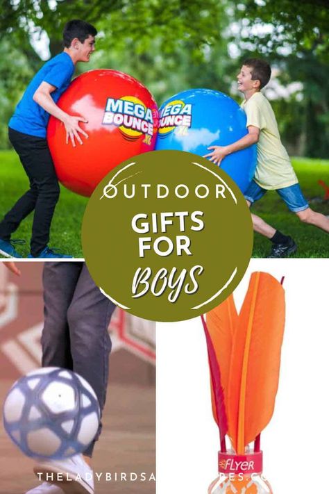 Ad - 10 amazing outdoor gifts for boys and girls including footballs, frisbees and more Outdoor Toys For Boys 8-10, Outdoor Gifts For Boys, Outside Toys For Boys, Outdoor Gifts For Kids, Outdoorsy Kids, Outdoor Toys For Boys, Family Gift Guide, Being Outdoors, Activities For Boys