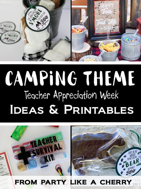 Appreciation Themes, Teacher Appreciation Week Ideas, Appreciation Week Ideas, Teacher Appreciation Week Themes, Teacher Appreciation Themes, Teachers Week, Staff Appreciation Week, Survival Kit For Teachers, Teacher Survival