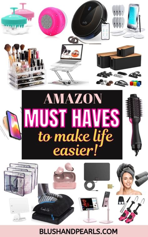 Amazon Must Haves That Make Life Easier - Blush & Pearls Amazon Skincare, Amazon Kitchen Must Haves, Best Amazon Buys, Amazon Purchases, Amazon Hacks, Amazon Must Haves, Find Amazon, Must Have Gadgets, Design Brochure