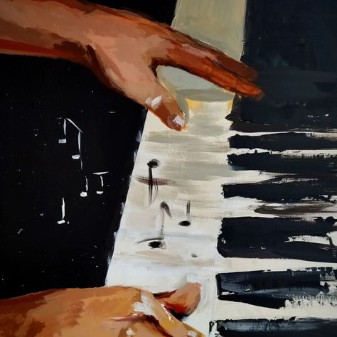 Acrylic painting playing piano 35x50 for the upcoming art exhibition✨ Follow for more♡ #canvasartwork #canvasart #art #music #pianopiano #piano #hands #musicnotes #inspirationart #fypシ #fypge #jazz #jazzpianosolo #painting #painter #acrilycs #acrilycpaint #selftaughtartist Do you like listening music while painting? Piano Hands, Piano Art, Listening Music, Jazz Piano, Playing Piano, Art Music, Art Exhibition, Orchestra, Follow For More