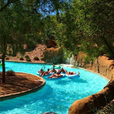 Stay cool this summer when you float along a lazy river in Arizona. Check out these great recommendations! Lake Mohave Arizona, Arizona House Aesthetic, Sedona Arizona Travel, Tuscon Arizona, Arizona Resorts, Arizona Trip, Arizona Living, Arizona Adventure, Arizona Vacation