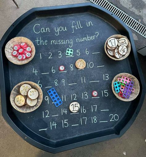 Sen Classroom, Reception Maths, Eyfs Outdoor, Maths Eyfs, Reception Classroom, Year 1 Maths, Early Years Maths, Math Tables, Numeracy Activities