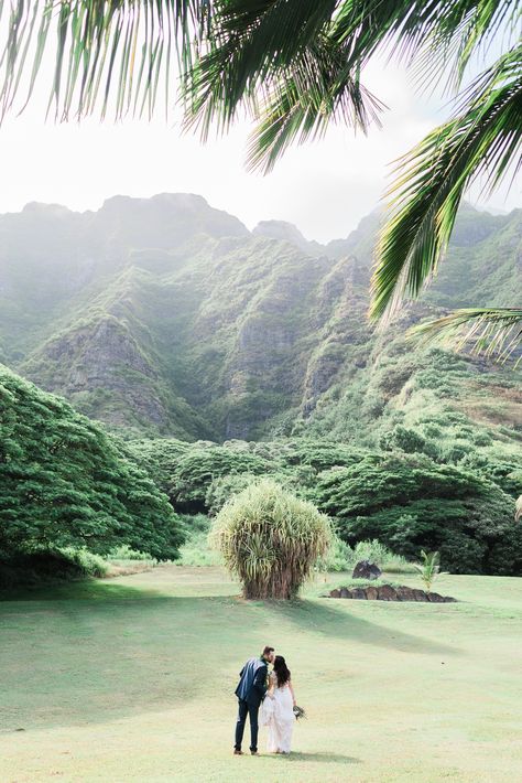 Paliku Gardens, Oahu Wedding Venues, Wedding Venues Hawaii, Hawaii Wedding Photography, Kualoa Ranch, Honolulu Oahu, Hawaii Destination Wedding, Oahu Wedding, Places To Get Married