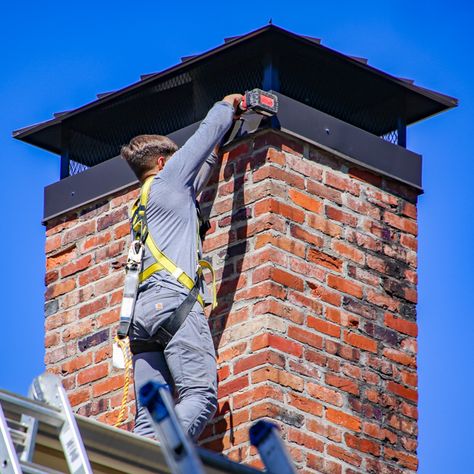 How To Know Which Cap Is Best For Your Chimney Chimneys Exterior, Chimney Covering Ideas, Chimney Caps Ideas, Chimney Repair, Chimney Caps Metal, Factory Chimney, Copper Chimney Cap, Bronze Chimney Cap, Chimney Cap