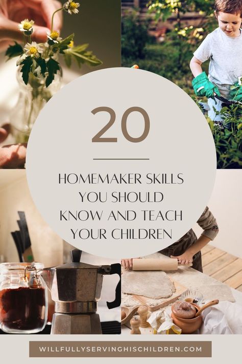 Homeschool Life Skills, Charlotte Mason Preschool, Mother Culture, Homemaking Skills, Happy Homemaking, Simple Living Lifestyle, Charlotte Mason Homeschool, Christian Homemaking, Toddler Homeschool