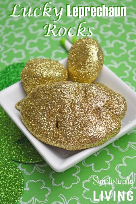 lucky leprechaun rocks- so fun and easy to make! Magic Leprechaun Rocks, Leprechaun Rocks, Lucky Leprechaun, Magically Delicious, Mind Hacks, Leprechaun Trap, St Patrick's Day Decorations, Rainbow Food, River Rocks