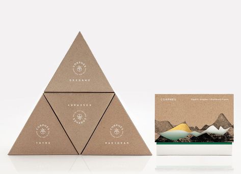 Corphes is Bringing Freshness From the Top of the Peak | Dieline - Design, Branding & Packaging Inspiration Organic Spice, Beer Packaging, Tea Packaging, Organic Products, Saint Pierre And Miquelon, Packaging Design Inspiration, Creative Agency, Brand Packaging, Design Solutions