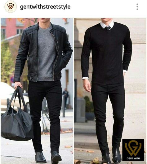 Dress Up Black Jeans, Formal Men Outfit, Black Jeans Men, Black Jeans Outfit, Elegante Casual, Mens Fashion Casual Outfits, Stylish Mens Outfits, Men Style Tips, Business Casual Men