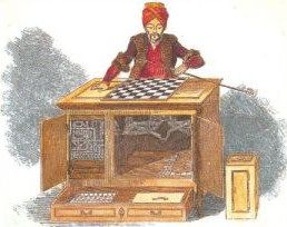 original illustration of the original mechanical turk Anatoly Karpov, History Of Chess, Mechanical Turk, Chess Master, Charity Project, Chess Players, Best Computer, The Monks, The Empress