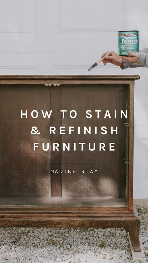 Restaining Furniture, Lateral Pelvic Tilt, Staining Wood Furniture, Restaining Wood Furniture, Diy Old Furniture Makeover, Restore Wood Furniture, Old Furniture Makeover, Nadine Stay, Refinish Wood Furniture