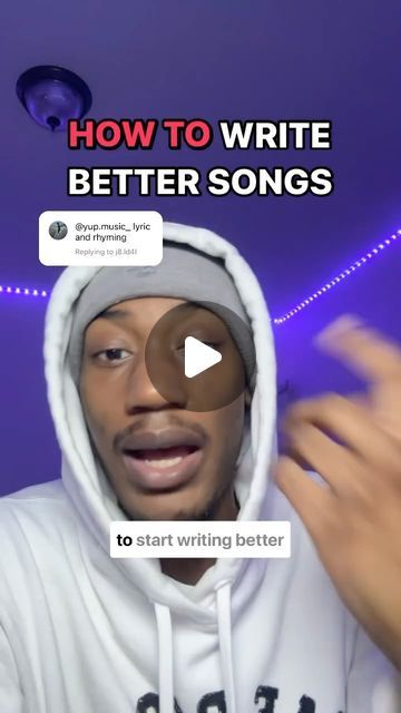 Yupmusic_ on Instagram: "How to write better song ✍🏽 - - #music #musician #explorepage #explore #explorepage✨ #trend #musicproducer #musicproductionlife #musicartist" How To Make A Song Lyrics, How To Make A Song, How To Write A Song, How To Write Songs, Make A Song, How To Write Better, Write A Song, Write Better, Cool Writing