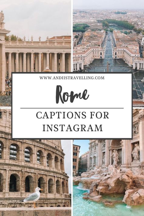 Do you have some awesome photos to share on Instagram? Here you can find the best Rome captions for your Instagram photos! Find your Rome Instagram captions!

rome captions, rome captions for instagram, rome captions instagram short, rome captions instagram aesthetic, rome captions instagram funny, rome captions for instagram post, rome captions for insta, rome captions ig, rome captions instagram emoji, rome captions insta Captions Instagram Short, Captions Instagram Aesthetic, Inspiring Captions, Rome Instagram, Instagram Rome, For Instagram Post, Captions For Instagram Posts, Aesthetic Captions, Instagram Emoji