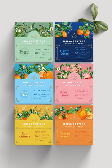 "Moroccantea" packaging design on Behance Behance Logo, Behance Illustration, Soap Packaging Design, Săpunuri Handmade, Tea Packaging Design, Tea Design, 카드 디자인, Tea Brands, Graphic Design Packaging