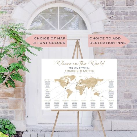 This Wedding Signs item by OttieDesign has 184 favorites from Etsy shoppers. Ships from United Kingdom. Listed on 28 May, 2023 Seating Plan Sign Wedding, Where In The World Are You Sitting, Table Planner, Map Wedding, Seating Plans, Table Arrangements Wedding, Wedding Readings, Wedding Table Names, Chateau Wedding