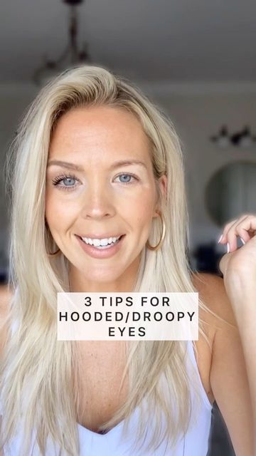 Nude Eyeliner, Makeup For Hooded Eyelids, Hooded Eye Makeup Tutorial, Makeup Routines, Droopy Eyes, Makeup Tips For Older Women, Makeup For Older Women, Eyebrow Makeup Tips, Eye Makeup Techniques