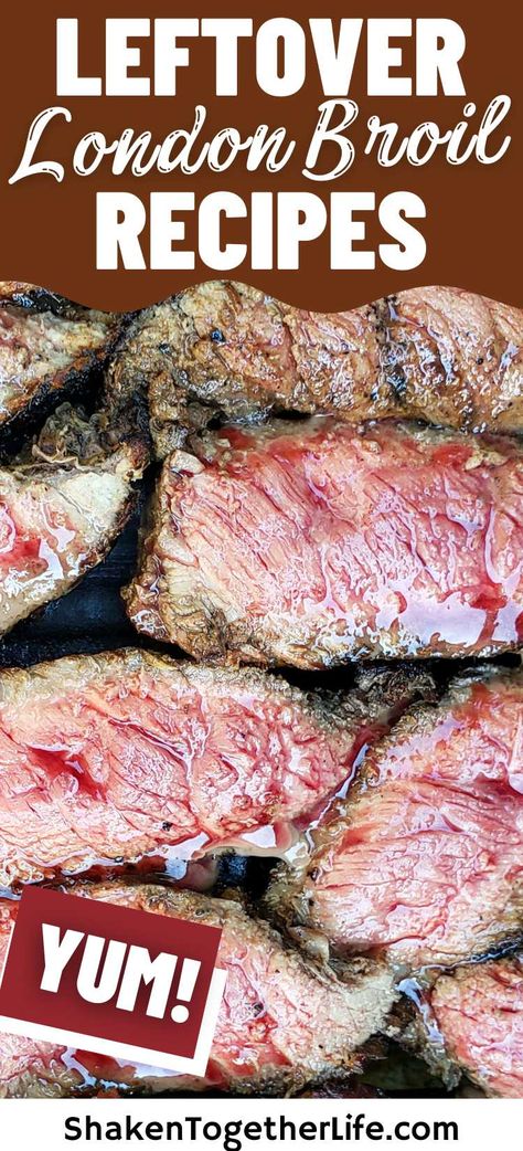 Looking for ways to use leftover london broil? These 10 easy recipe ideas are the perfect way to take your leftovers to the next level! What To Do With Leftover London Broil, Recipes With London Broil, London Broil Leftovers Recipes, Leftover London Broil, Leftover London Broil What To Do With, Leftover London Broil Recipes, Leftover Ribeye, Leftover Steak Ideas, How To Use Leftover Roast Beef