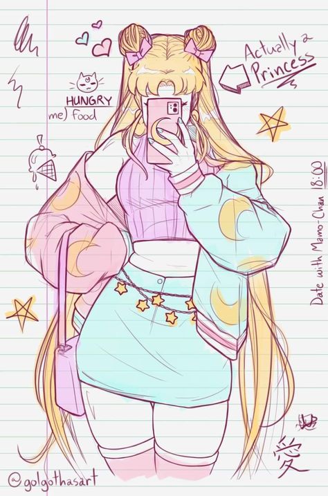 Pastel Notebook, Ponyta Pokemon, Notebook Aesthetic, Inspired Clothes, Arte Sailor Moon, Sailor Moon Fan Art, Sailor Moon Aesthetic, Sailor Moon Wallpaper, Sailor Moon Character